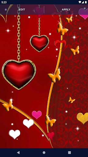 Love Hearts Live Wallpaper screenshot 7