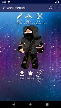 Herobrine Skins for Minecraft screenshot 4