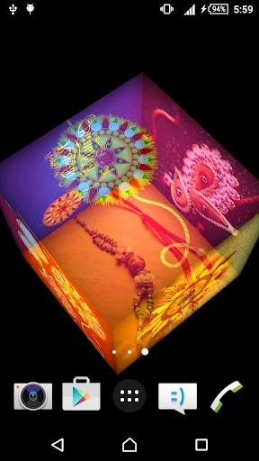 Rakhi Cube Live Wallpaper screenshot 1