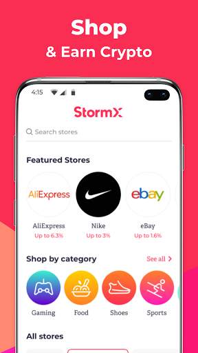 StormX: Shop and earn Crypto Cashback स्क्रीनशॉट 4