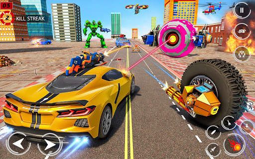 Spider Wheel Robot Car Game 3d screenshot 3