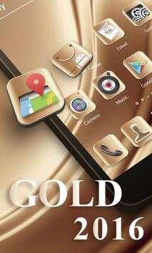 Gold  GO Launcher Theme screenshot 1