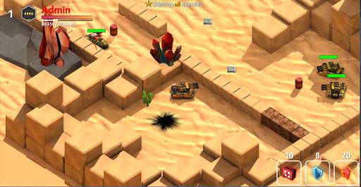 Block Tank Wars 3 Tank Shooter screenshot 6