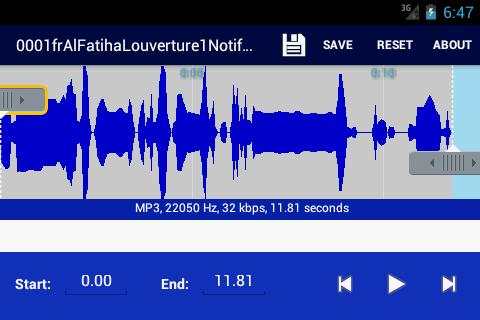 Audio-MP3 Cutter screenshot 3