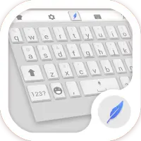 White Keyboard Theme icon