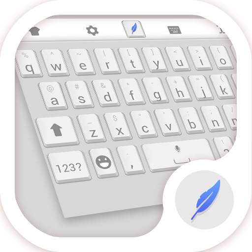 White Keyboard Theme 2.04.26
