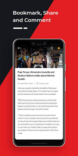 LockerRoom: Combat Sports news screenshot 2