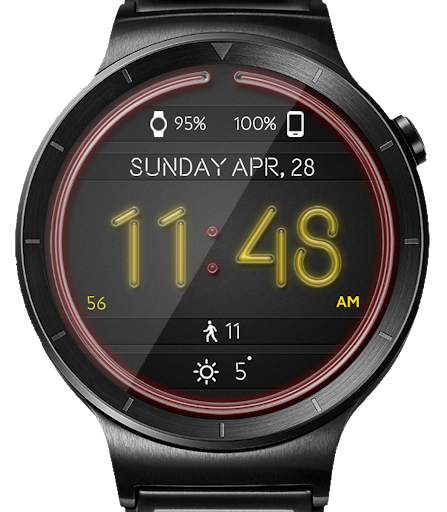 Neon Lights HD Watch Face Widget & Live Wallpaper screenshot 16