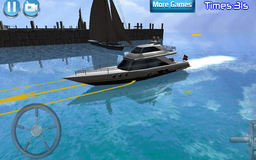 3D Boat Parking Racing Sim screenshot 2