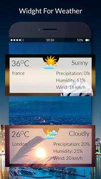 Animated Weather Widget & Clock screenshot 3