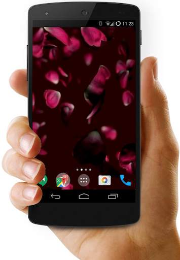 Petals 4K Video Live Wallpaper screenshot 1