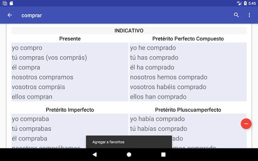 Verbos Español screenshot 13