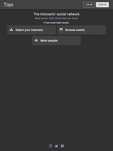 Tisn - The introverts' social network screenshot 10