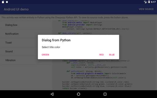 Chaquopy: Python for Android स्क्रीनशॉट 6