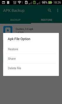 Back Up Apk screenshot 7