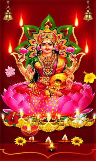 Lakshmi Devi Blessings Theme Live Wallpaper screenshot 2