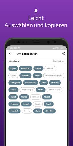 Hashtags - Die besten deutschen Instagram-Hashtags screenshot 5
