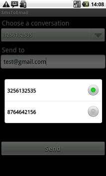 Sms Email Backup screenshot 2
