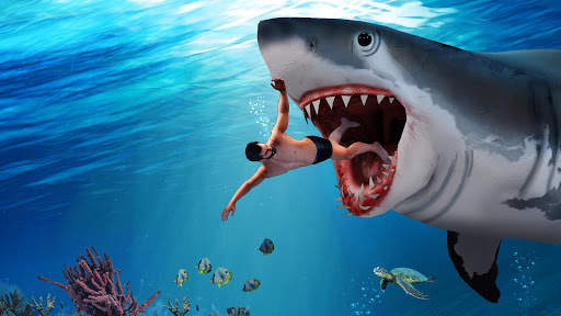Angry Shark Attack Games screenshot 3