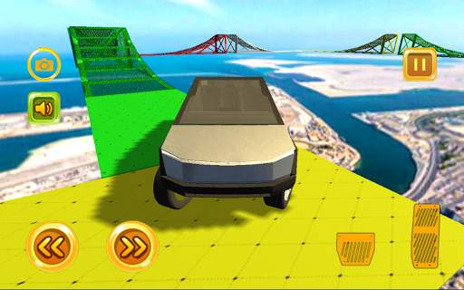 Cyber Truck Mega Ramps Stunt Ultimate Races 2021 screenshot 8