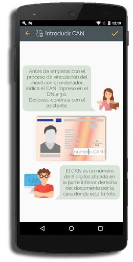 Lector de DNIe para PC, usando el movil screenshot 5