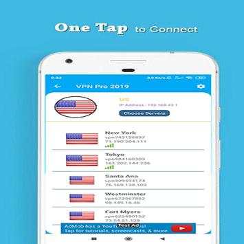 vpn 72 -Free vpn Proxy & WiFi Security screenshot 2