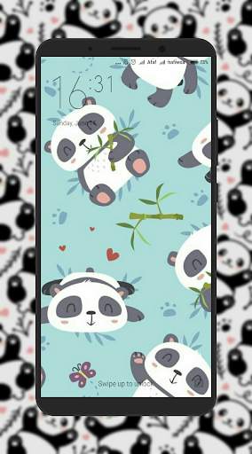 Panda Cute Wallpaper 4 تصوير الشاشة