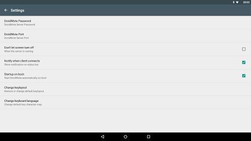 DroidMote Server (root) screenshot 8