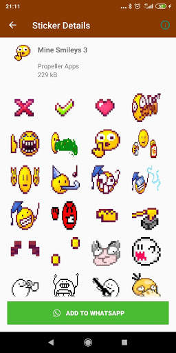 WAstickers für Minecraft (WAStickerApp) screenshot 5