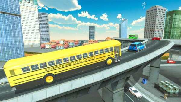 Modren School Bus Up Hill Driving:Summer Trip screenshot 5