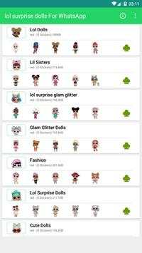 Cute Surprise Lol Dolls For WhatsApp-WAStickerApps screenshot 2