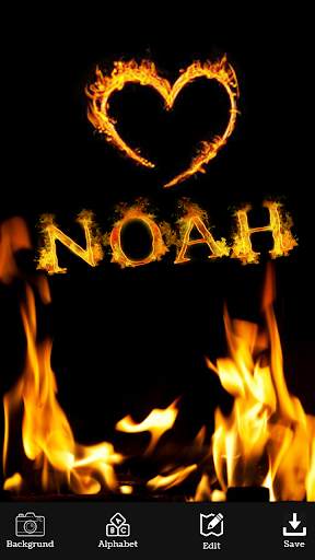 Fire Name art text maker(stylish fire effect text) screenshot 3