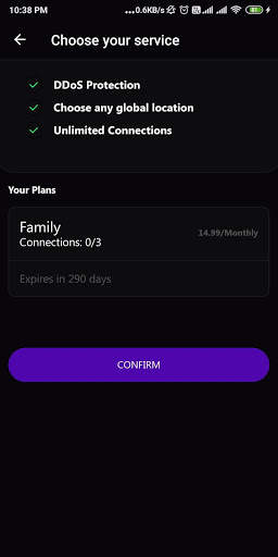 OctoVPN - DDoS Protected VPN screenshot 2