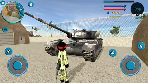 Us Army Stickman Rope Hero Counter Offroad screenshot 1