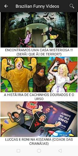 Brazilian Funny Videos - Musicas E Comedia screenshot 1