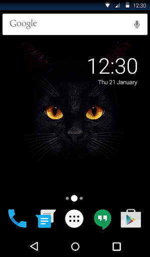 Dark Cat Animated Keyboard + Live Wallpaper स्क्रीनशॉट 6