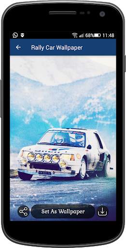 Rally Car Wallpaper स्क्रीनशॉट 5