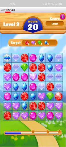 Jewel Crush 2021 - Match 3 Games Blast Puzzle Game screenshot 1