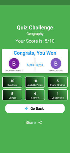 Quiz App 8 تصوير الشاشة