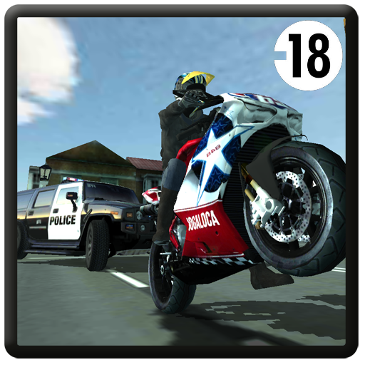 Motorbike vs Police icon