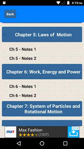 Class 11 Physics Notes screenshot 2