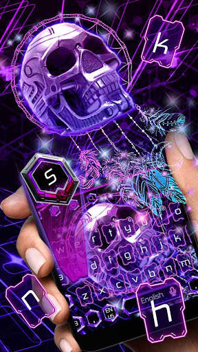 Technology Laser Skull Keyboard screenshot 2
