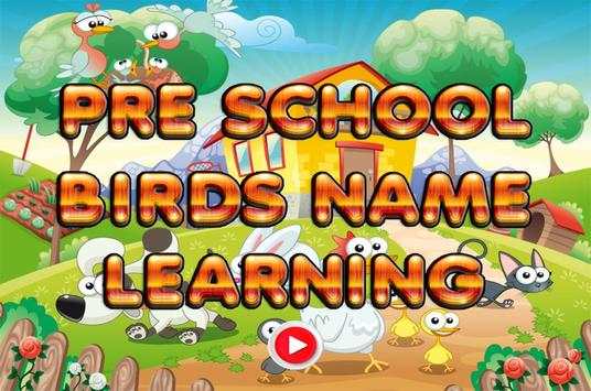 Pre School Games Birds Name screenshot 1