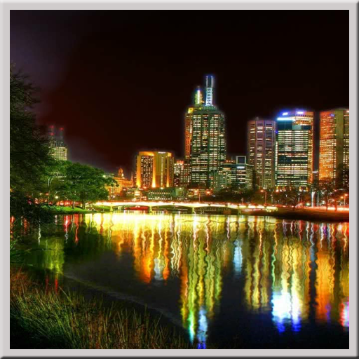 Night City Lights Live Wallpap icon