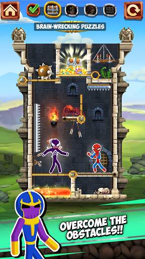 Spider Hero - Rescue Game & Pin Pull screenshot 5