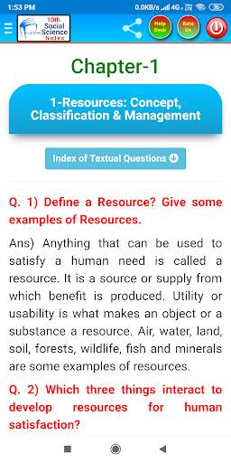 10th Social Science Solutions (By: T.A.Wani) screenshot 4