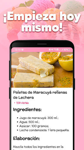 Recetas de Helados Caseros Fáciles y Rápidos screenshot 5