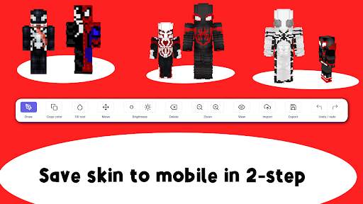 SpiderMan Skin Mod Minecraft screenshot 8