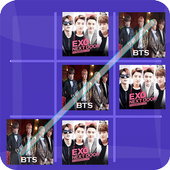 tic tac toe BTS vs EXO icon