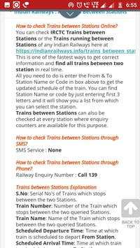 INDIAN RAILWAYS INFO screenshot 6